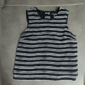 Banana Republic Striped Sleeveless Blouse